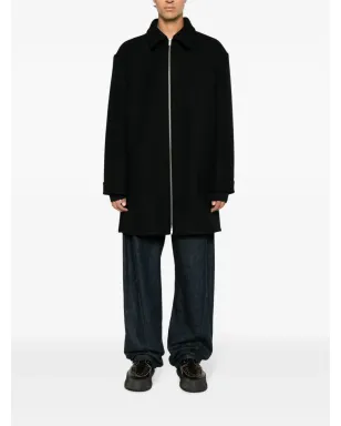 Jil Sander ジップアップ ウールコート ブルー - サムネイル2