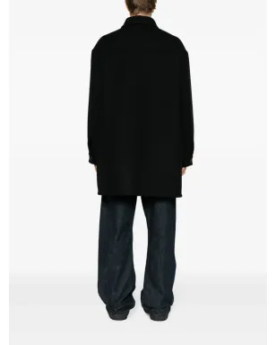 Jil Sander ジップアップ ウールコート ブルー - サムネイル4