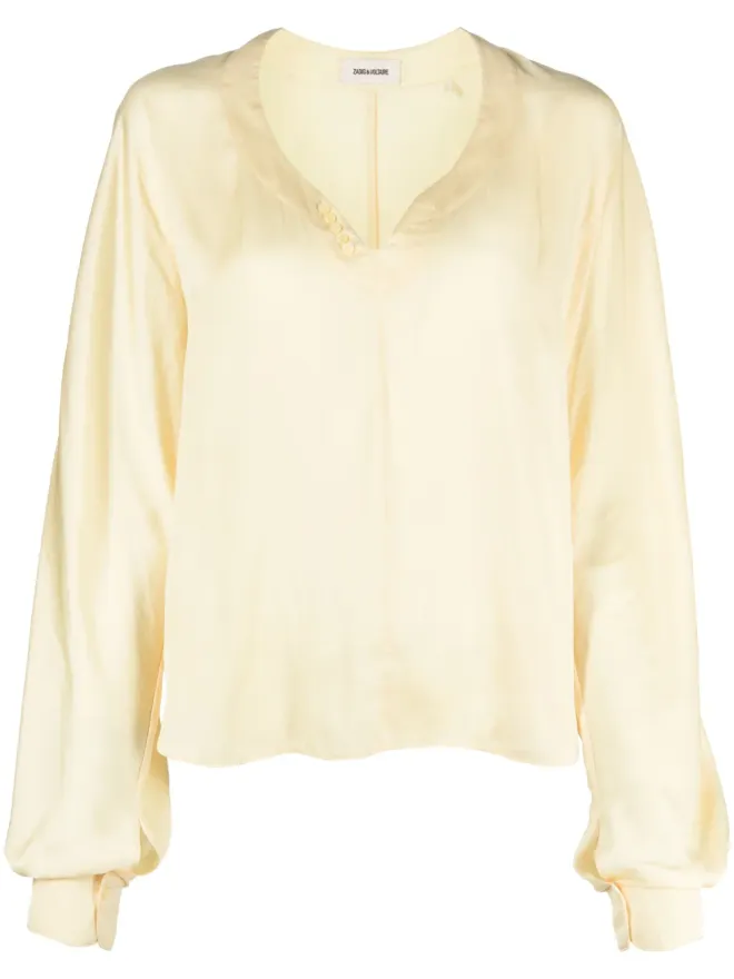 Zadig&Voltaire Zadig&Voltaire Tonastir サテン仕上げ ブラウスの商品画像
