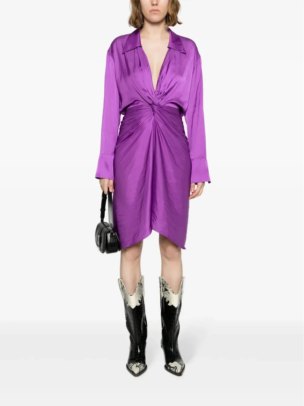 Zadig&Voltaire Rozoドレス - Purple - 画像2