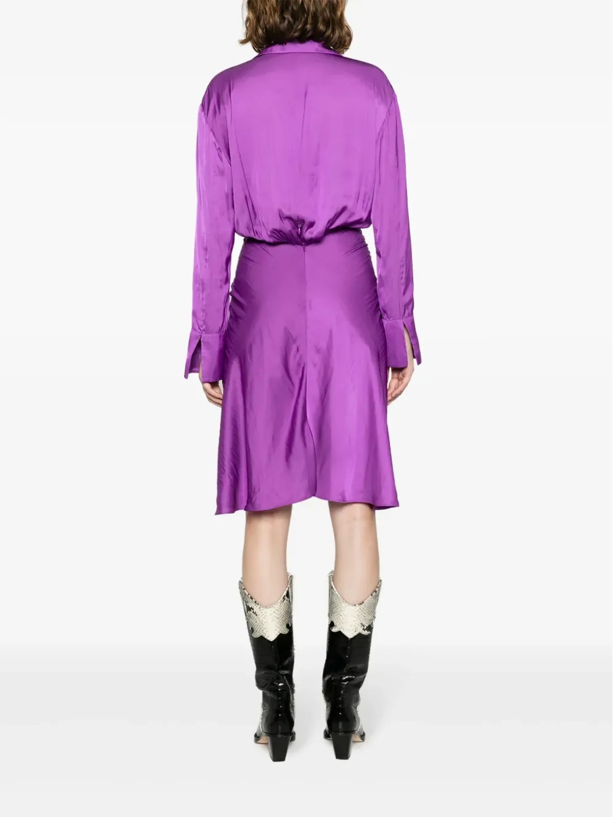 Zadig&Voltaire Rozoドレス - Purple - 画像4