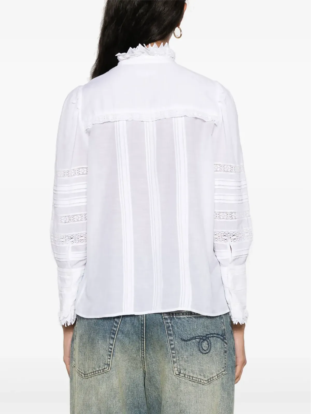 Zadig&Voltaire Trevy ピンタックディテールシャツ - 画像4