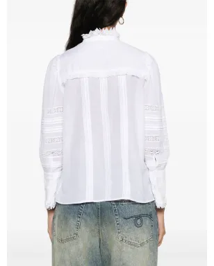 Zadig&Voltaire Trevy ピンタックディテールシャツ - サムネイル4