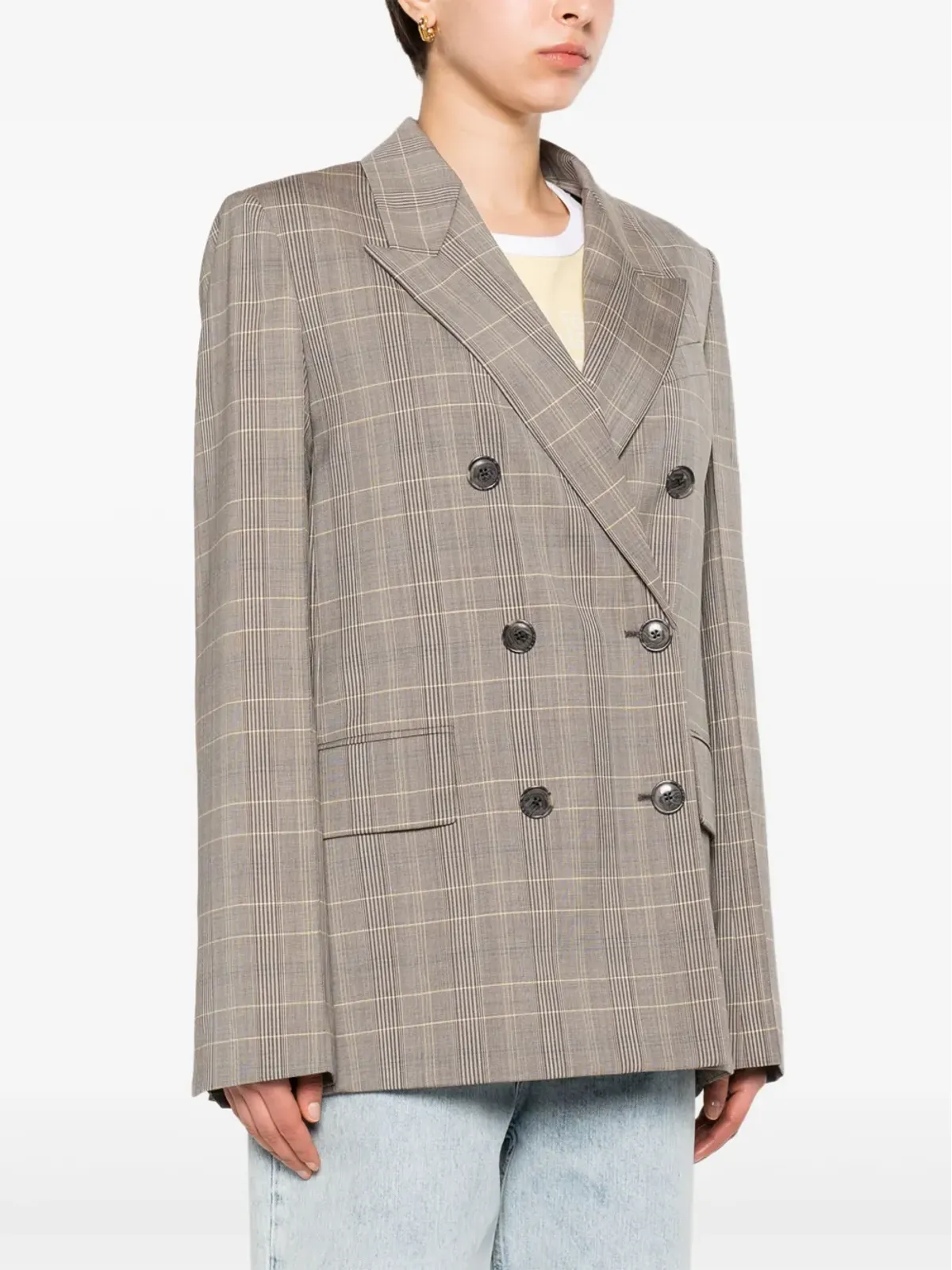 Zadig&Voltaire Vaena double-breasted blazer - 画像3