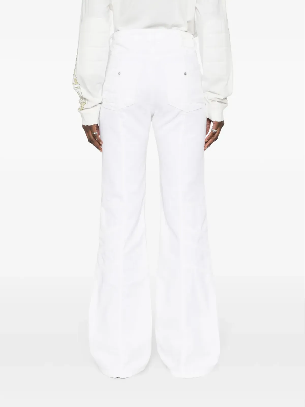Zadig&Voltaire エルヴィラ ミッド-ライズ フレアジーンズ - White - 画像4