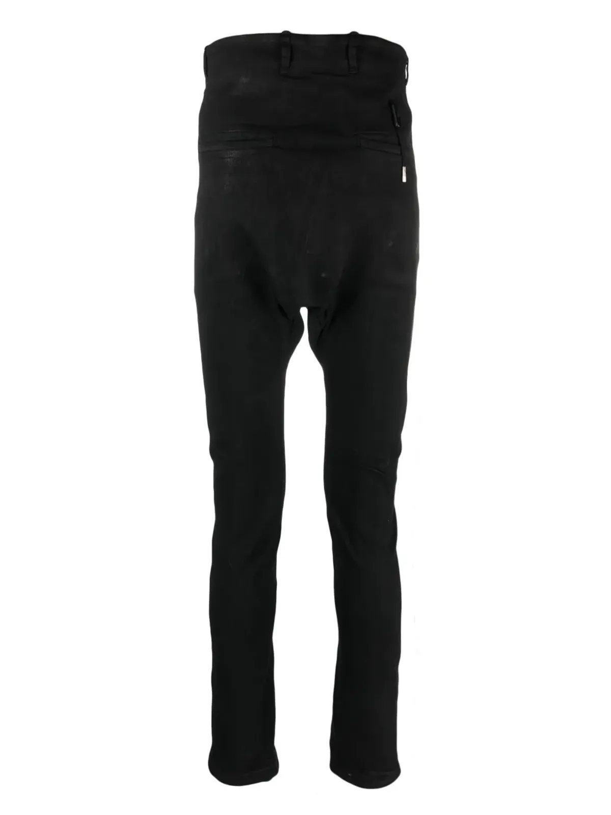 Boris Bidjan Saberi ドロップクロッチ・フェード加工スキニージーンズ - 画像2