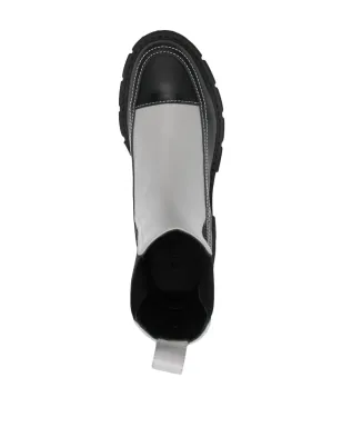 Emporio Armani 55mmパネルド アンクルブーツ - ブラック - サムネイル4