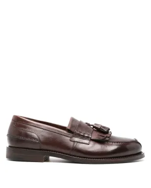 Henderson Baracco フリンジ付きタッセルレザー ローファー - Brown - サムネイル1