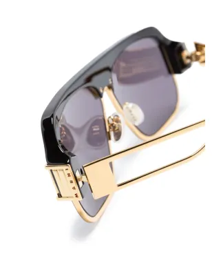 Marni Eyewear Burullus パイロットフレーム サングラス - サムネイル3
