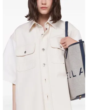 Stella McCartney ユーティリティ半袖デニムシャツ - サムネイル4
