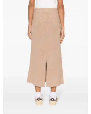 Maison Kitsuné フォックスパッチ付きリブニットスカート - サムネイル4