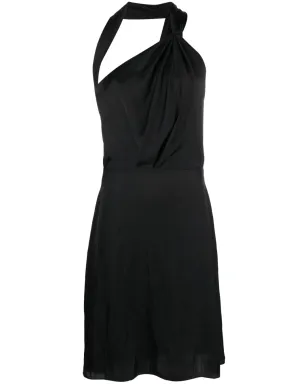 Zadig&Voltaire Razal pleat-detail satin midi dress - Black - サムネイル1