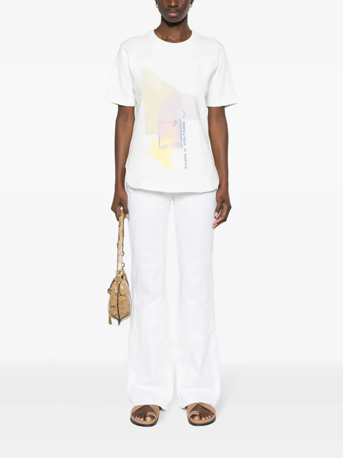 Zadig&Voltaire ボウ グラフィックプリント Tシャツ - ホワイト - 画像2