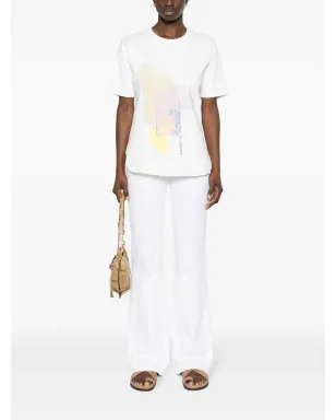 Zadig&Voltaire ボウ グラフィックプリント Tシャツ - ホワイト - サムネイル2