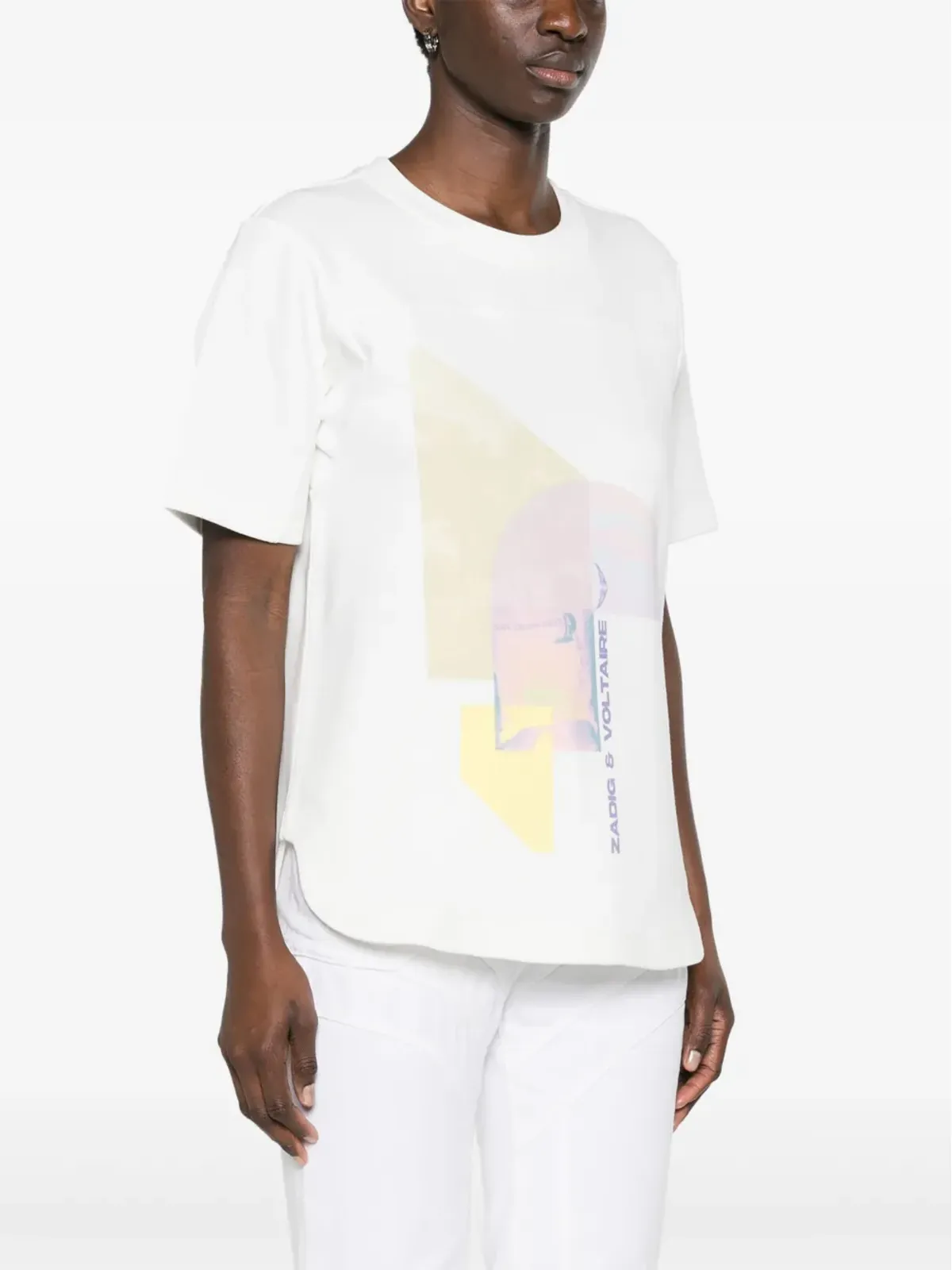 Zadig&Voltaire ボウ グラフィックプリント Tシャツ - ホワイト - 画像3