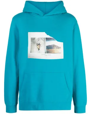 Zadig&Voltaire サンチ photograph-print コットン フーディー - Blue - サムネイル1