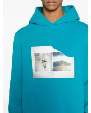 Zadig&Voltaire サンチ photograph-print コットン フーディー - Blue - サムネイル5
