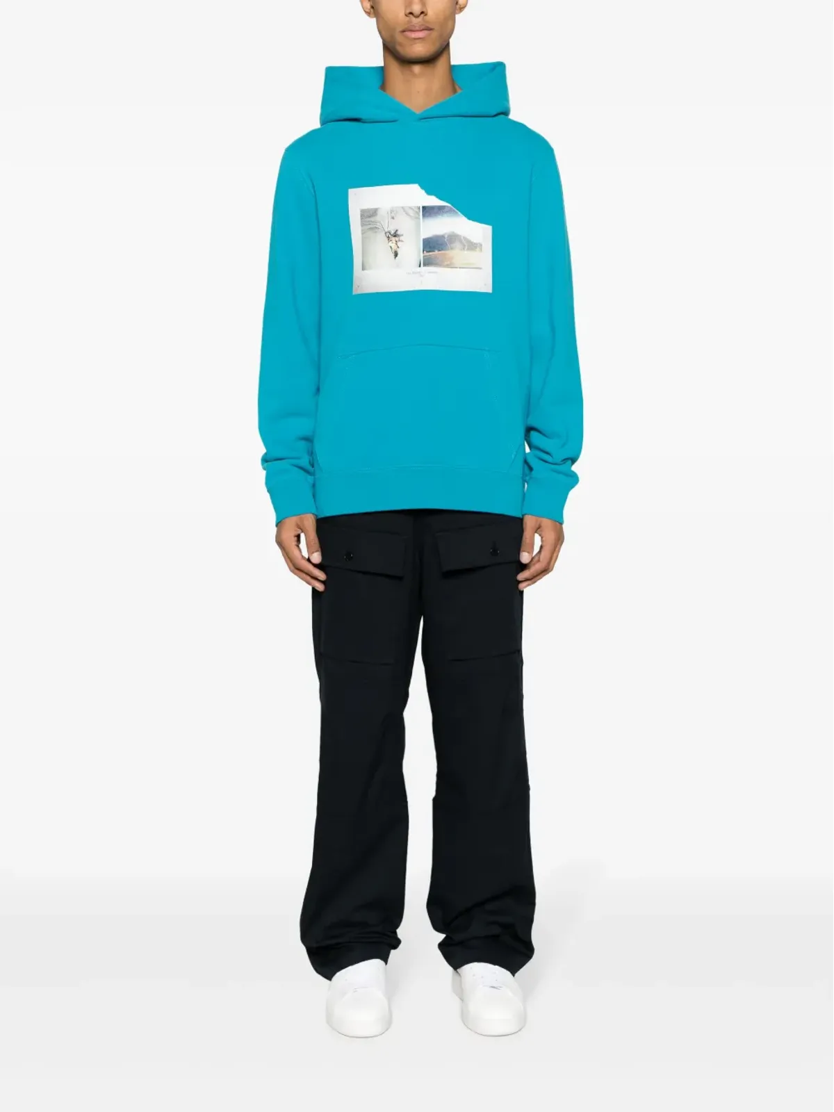 Zadig&Voltaire サンチ photograph-print コットン フーディー - Blue - 画像2