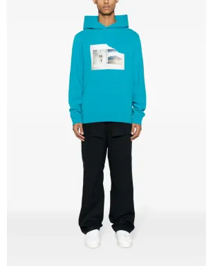 Zadig&Voltaire サンチ photograph-print コットン フーディー - Blue - サムネイル2