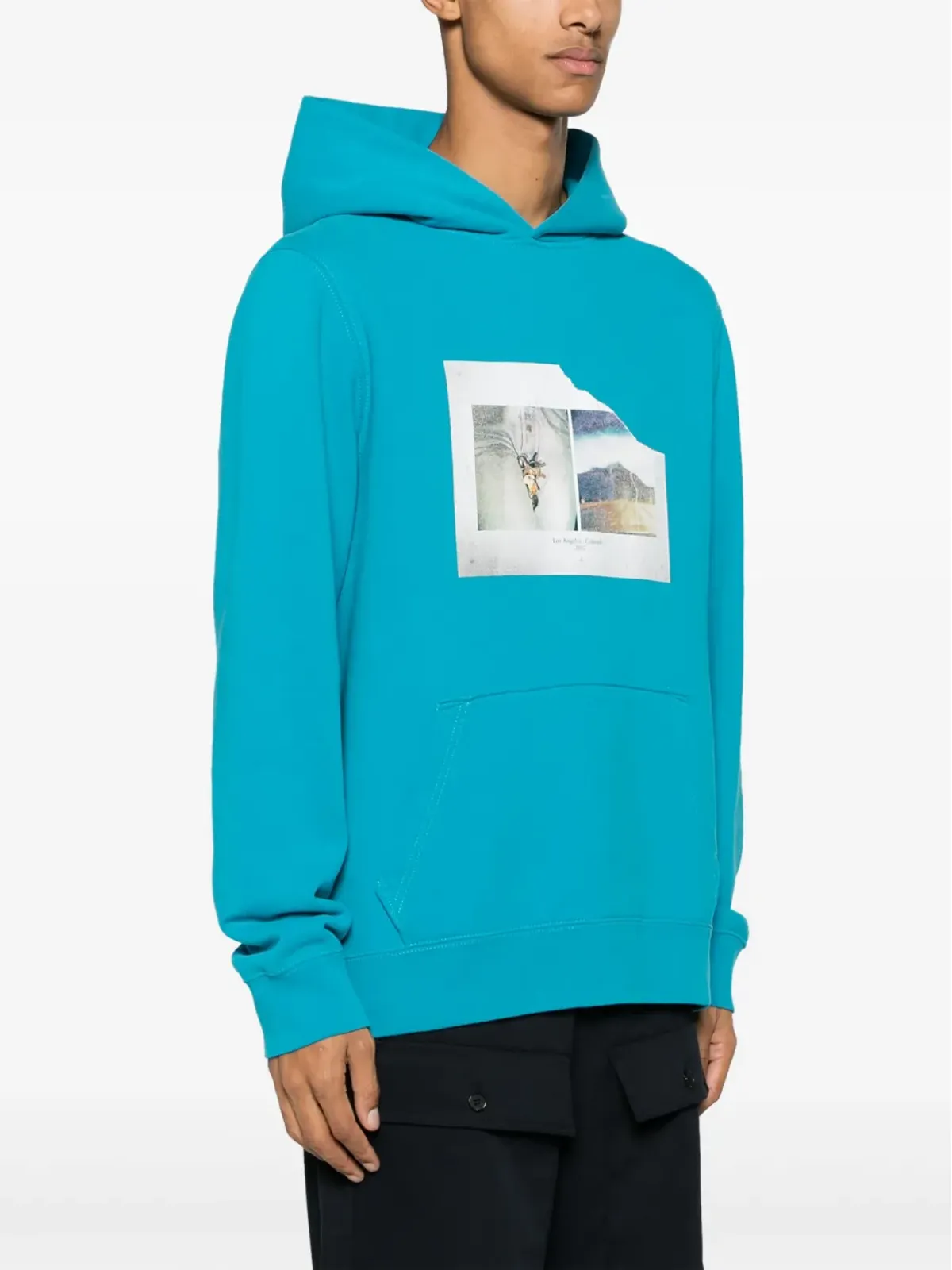 Zadig&Voltaire サンチ photograph-print コットン フーディー - Blue - 画像3
