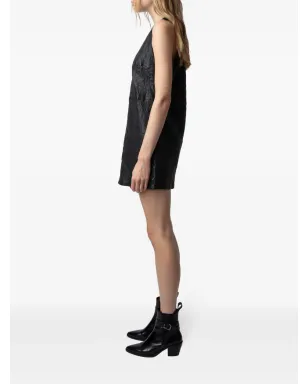 Zadig&Voltaire Vネック ミニドレス - サムネイル5