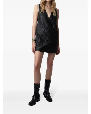Zadig&Voltaire Vネック ミニドレス - サムネイル2