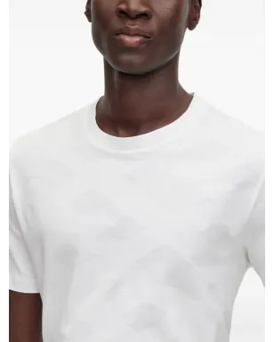 BOSS Tiburt 355 コットン Tシャツ - ホワイト - サムネイル5