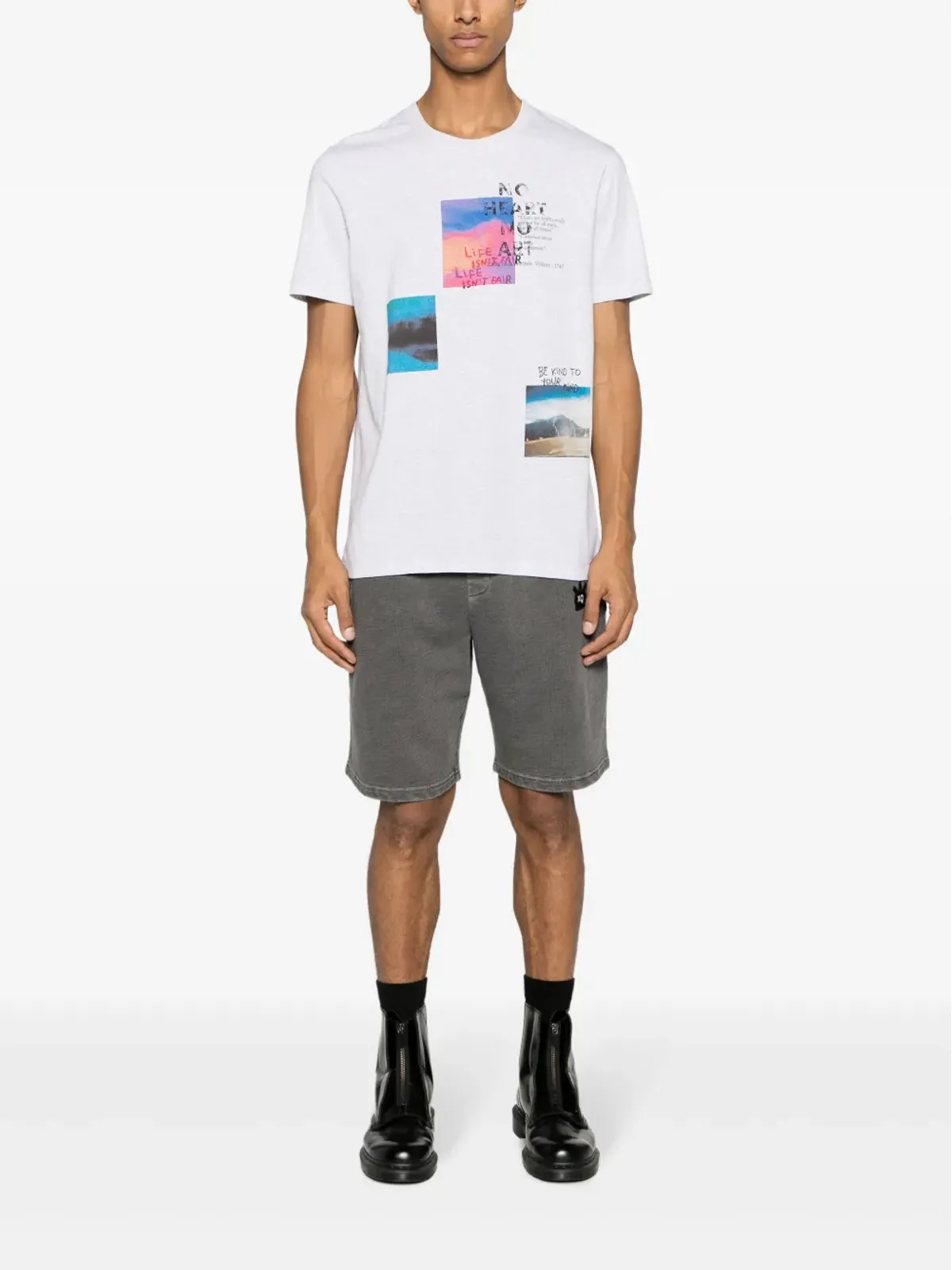 Zadig&Voltaire グラフィックプリント・メランジュ風 Tシャツ - 画像2