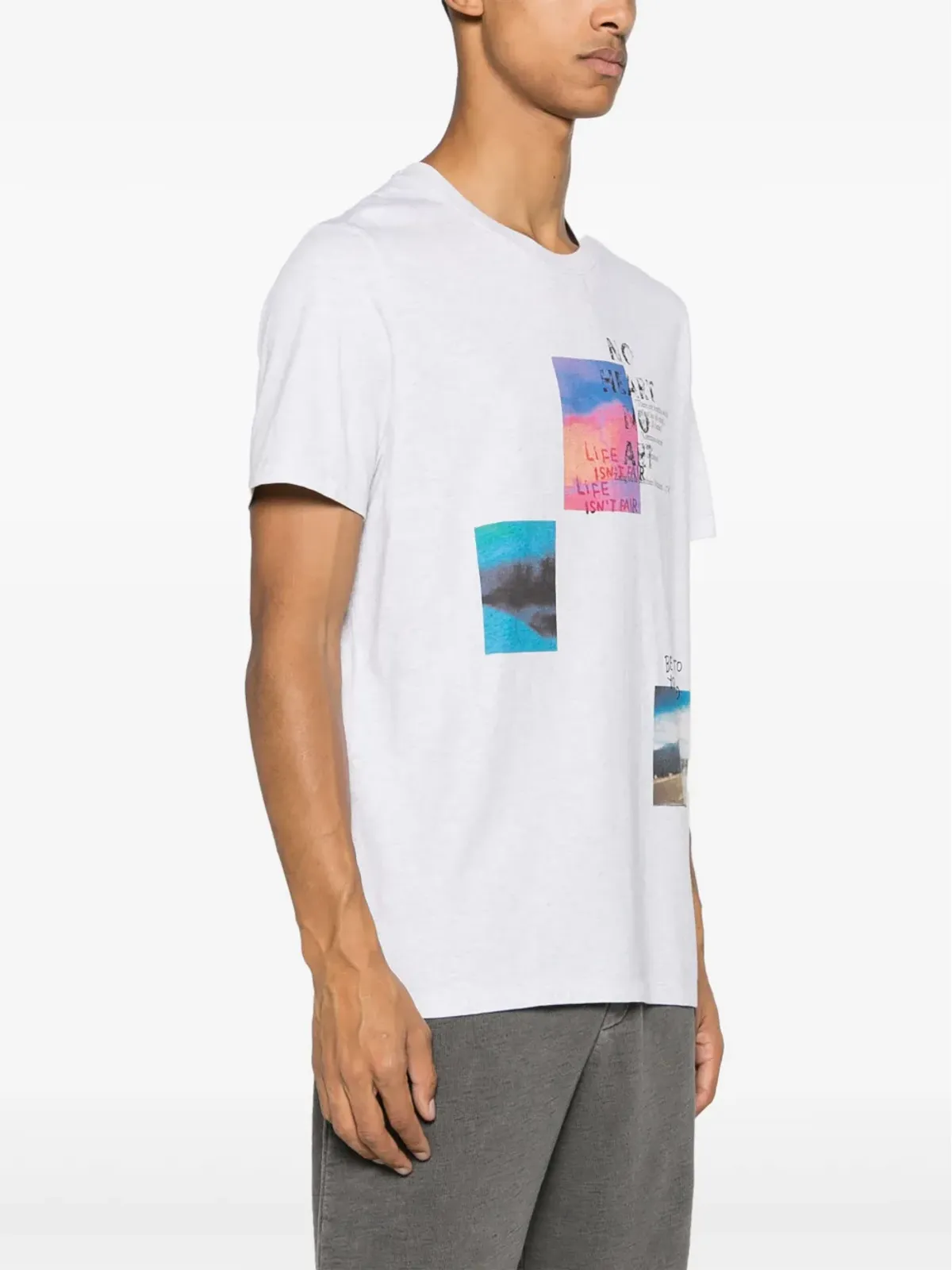 Zadig&Voltaire グラフィックプリント・メランジュ風 Tシャツ - 画像3