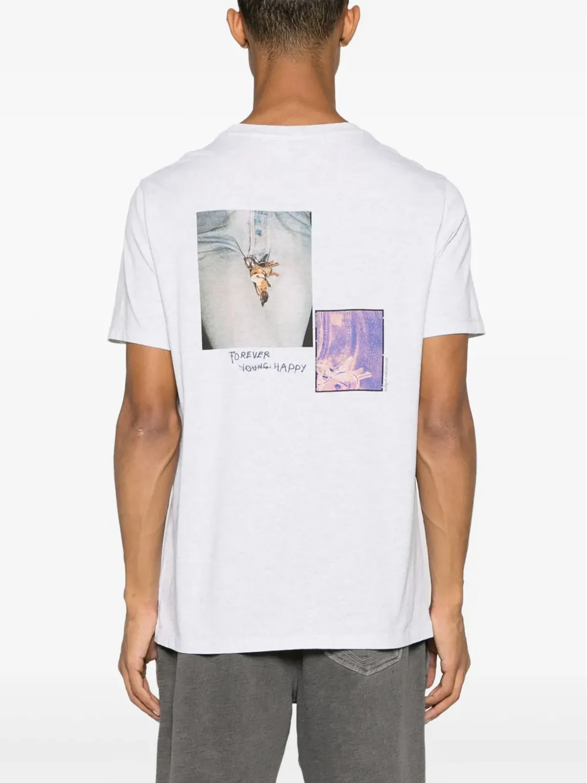 Zadig&Voltaire グラフィックプリント・メランジュ風 Tシャツ - 画像4