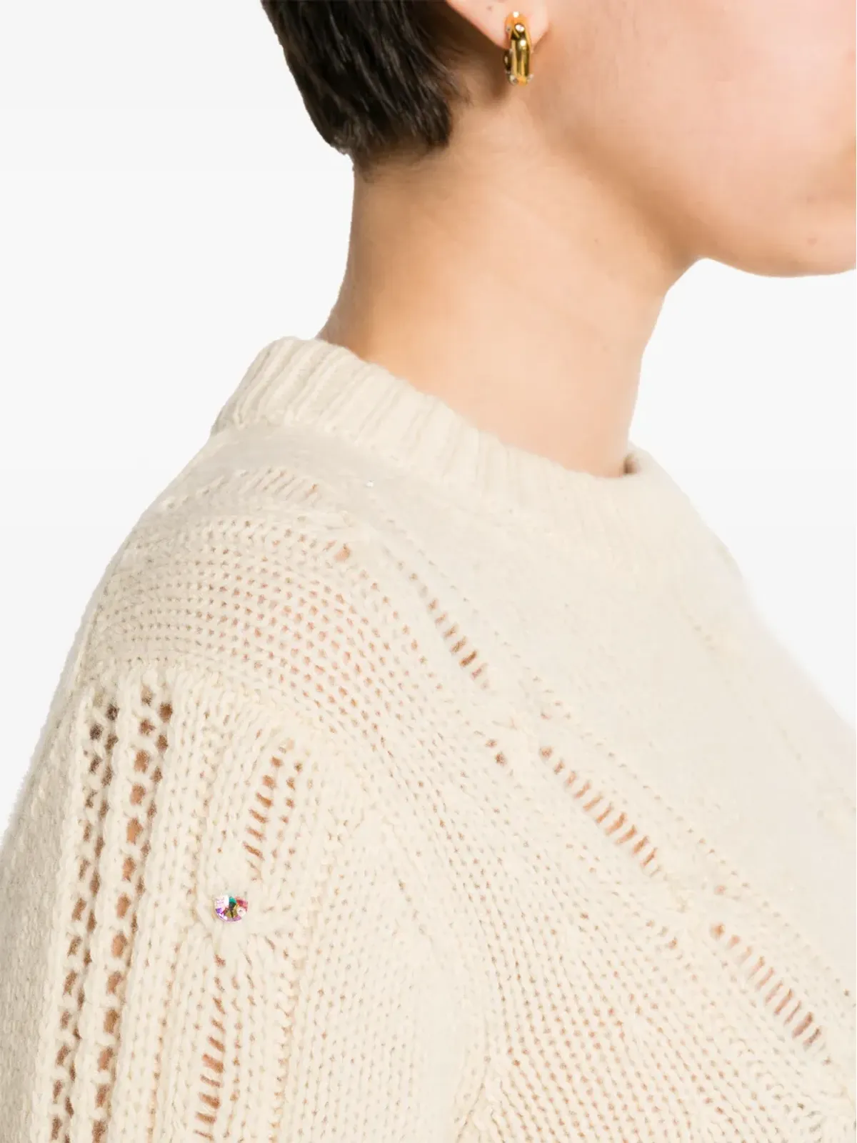 Zadig&Voltaire Morley ケーブル編みジャンパー - 画像5