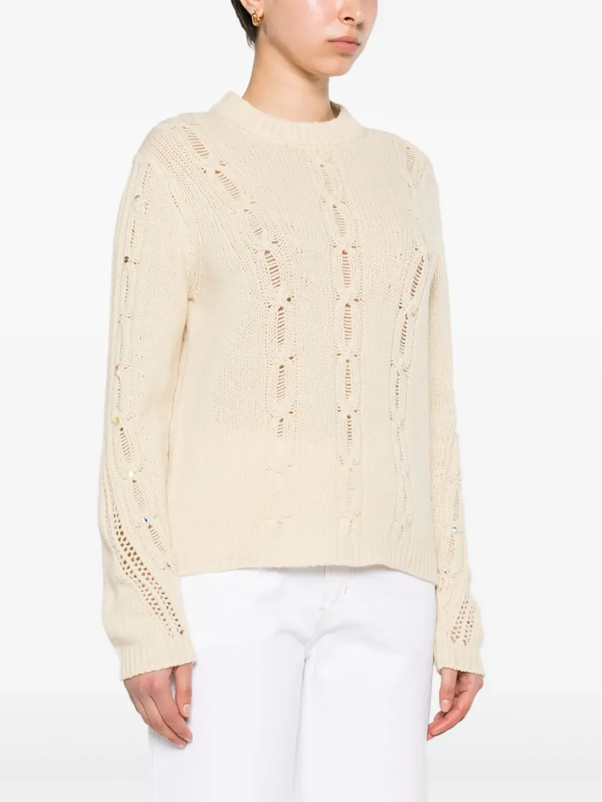 Zadig&Voltaire Morley ケーブル編みジャンパー - 画像3