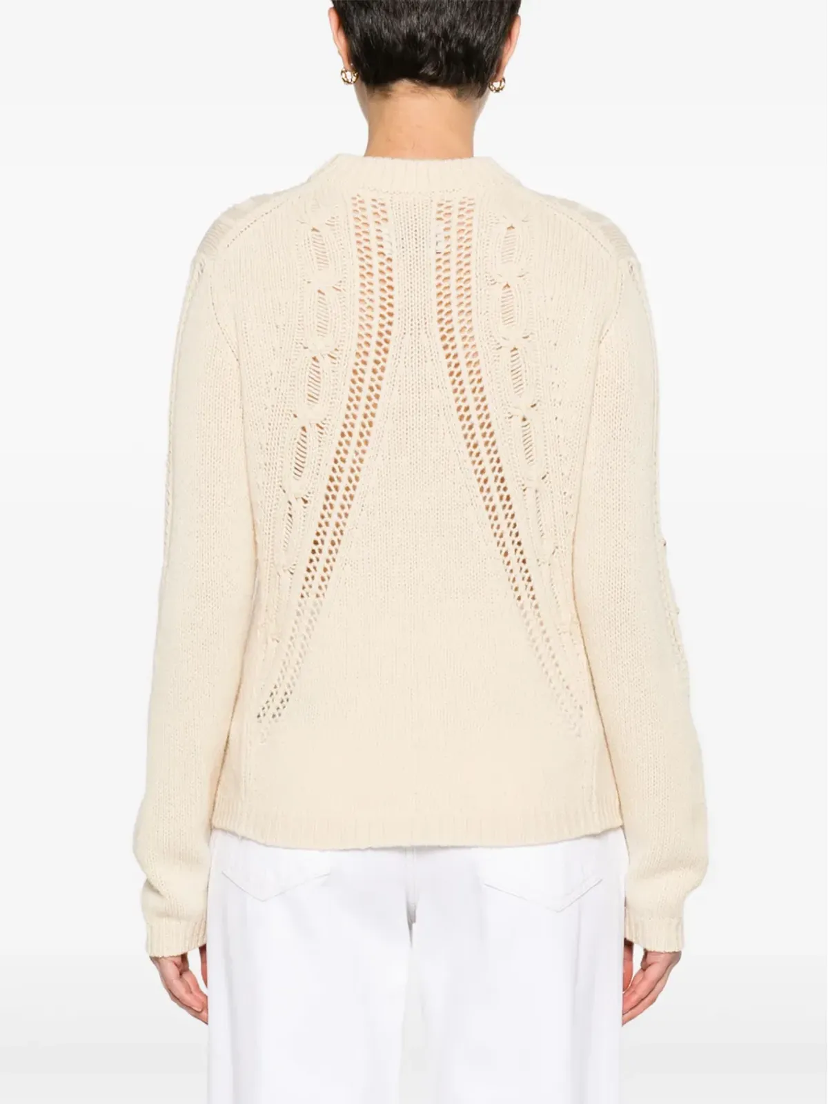 Zadig&Voltaire Morley ケーブル編みジャンパー - 画像4