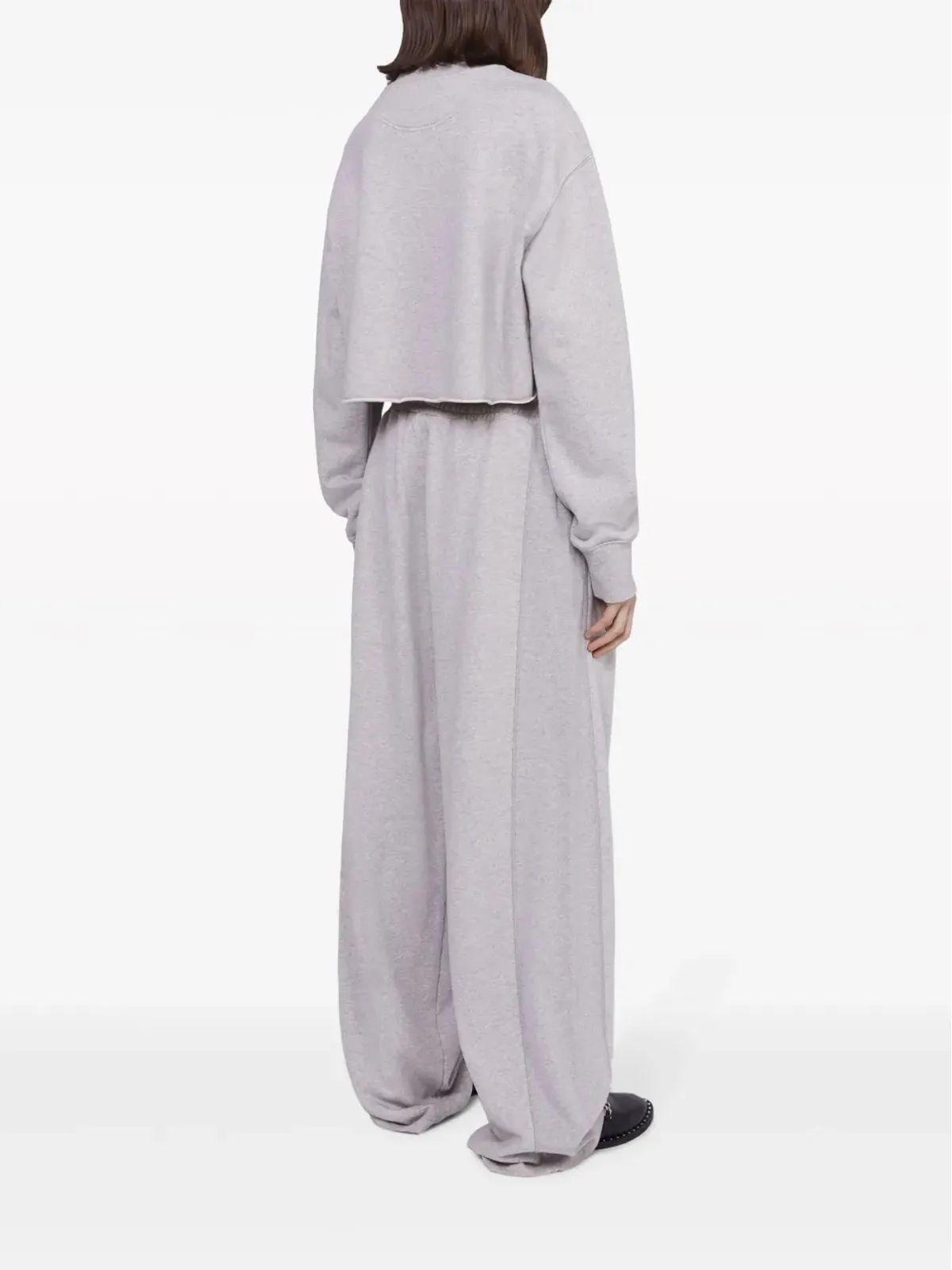 Stella McCartney S-Wave クロップド スウェットシャツ - グレー - 画像3