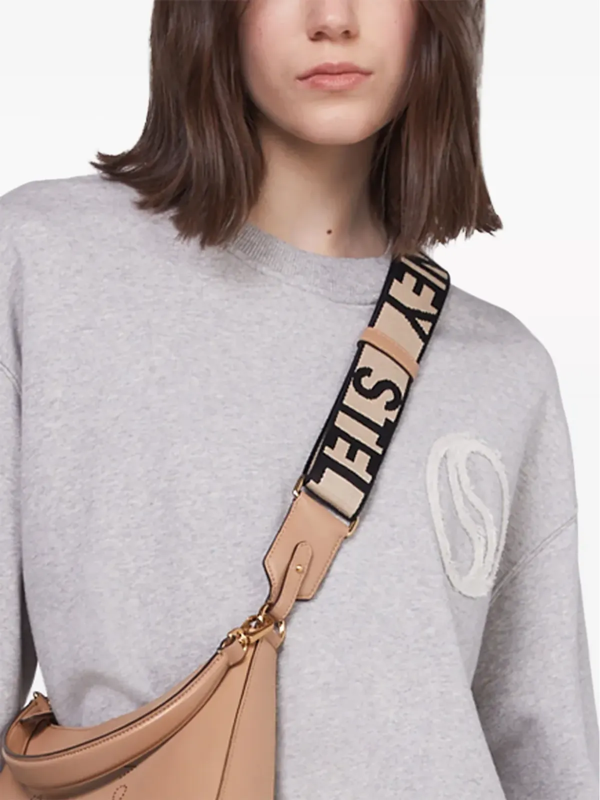 Stella McCartney S-Wave クロップド スウェットシャツ - グレー - 画像4