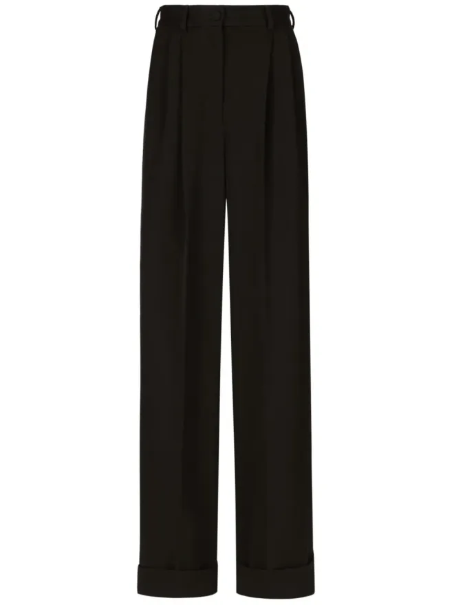 Dolce & Gabbana Dolce & Gabbana プリーツ入りワイドパンツの商品画像