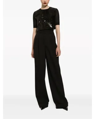 Dolce & Gabbana プリーツ入りワイドパンツ - サムネイル3