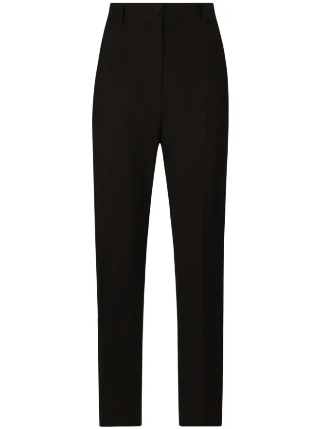 Dolce & Gabbana Dolce & Gabbana ハイウエストクロップドパンツ ブラックの商品画像
