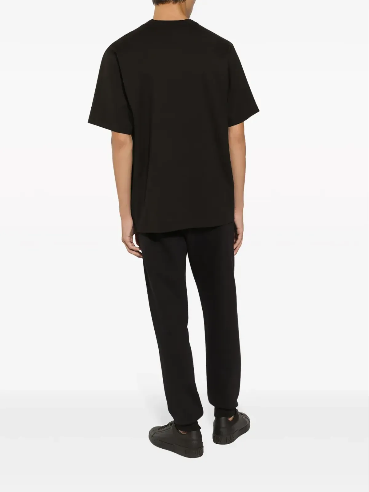Dolce & Gabbana ラインストーン装飾付き コットン Tシャツ - ブラック - 画像4