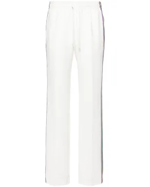 Zadig&Voltaire Pomy stripe-detail crepe trousers - White - サムネイル1