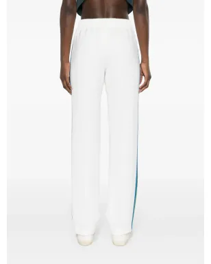 Zadig&Voltaire Pomy stripe-detail crepe trousers - White - サムネイル4
