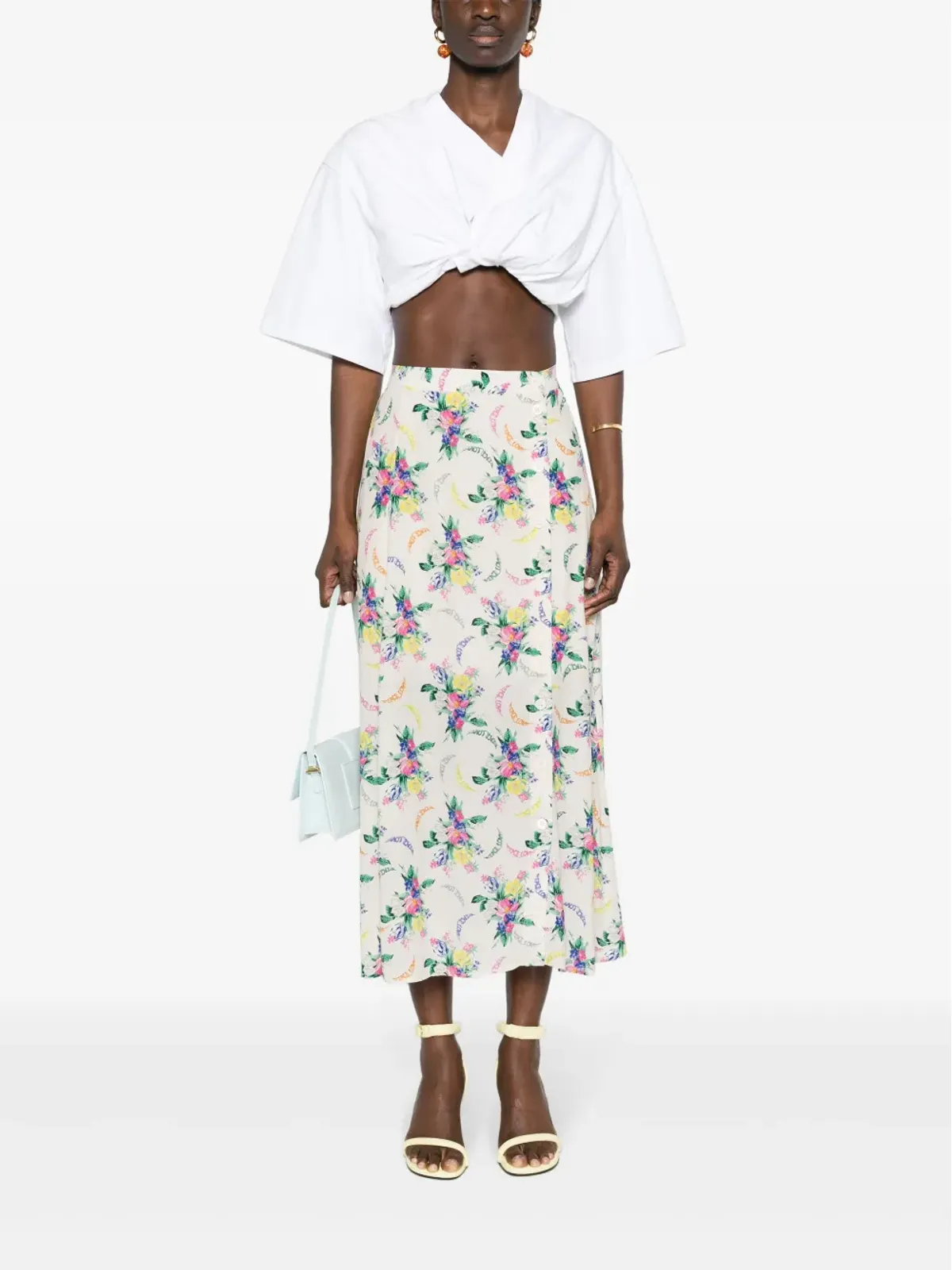 Zadig&Voltaire 6月花柄プリント ミディスカート - 画像2