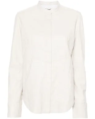 Zadig&Voltaire 皺加工レザーのオーバーシャツ - サムネイル1