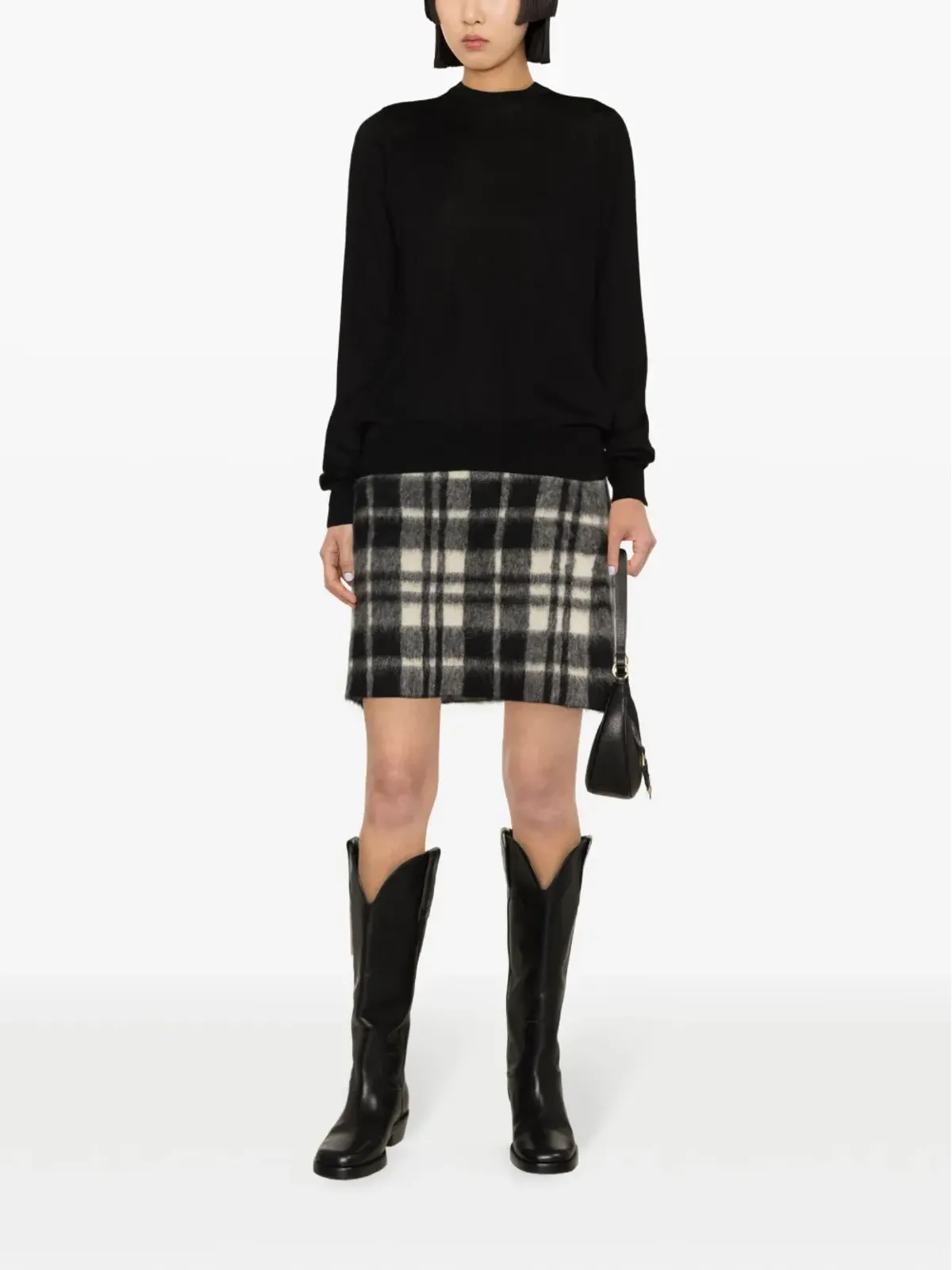 Zadig&Voltaire Emma アシンメトリック後ろスリット ウールジャンパー - 画像2