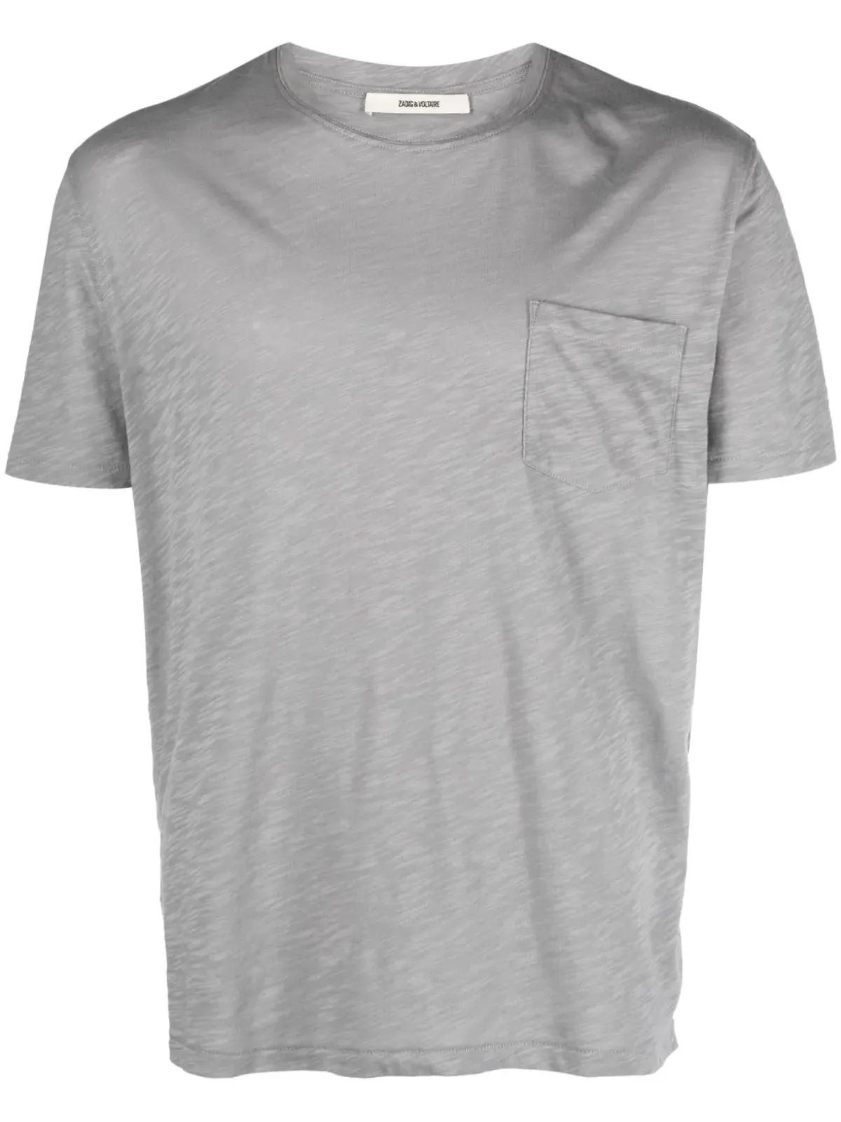 Zadig&Voltaire Stockholm フロックド・スカル コットン Tシャツ - 画像1