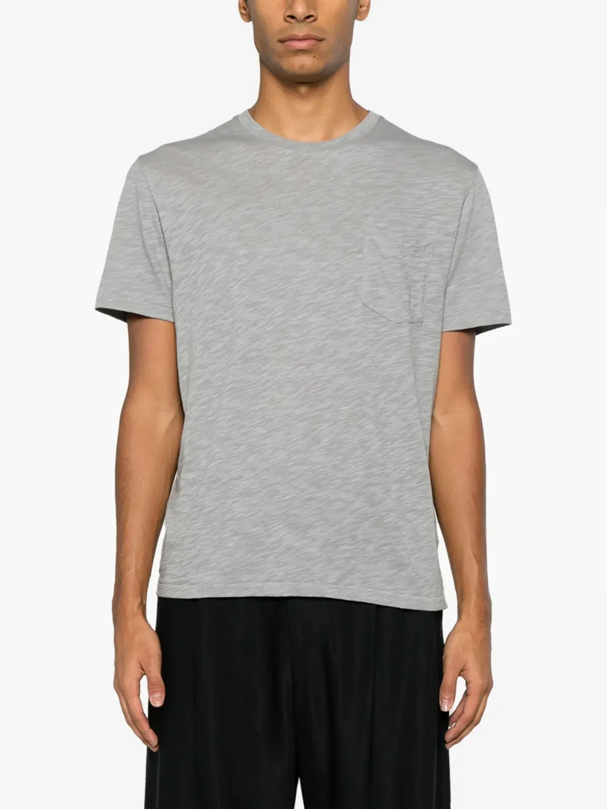 Zadig&Voltaire Stockholm フロックド・スカル コットン Tシャツ - 画像3