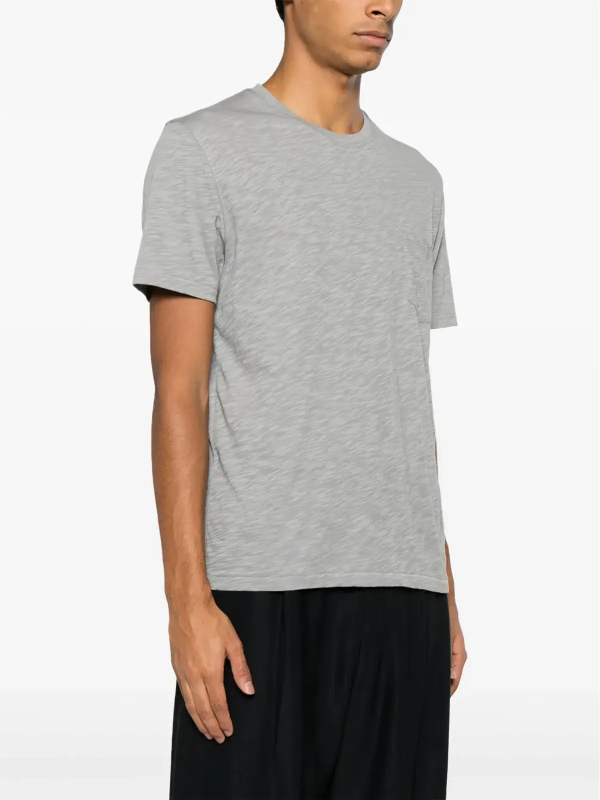 Zadig&Voltaire Stockholm フロックド・スカル コットン Tシャツ - 画像4