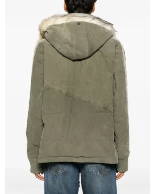 Greg Lauren アーミー テント レトロ ジップアップ ジャケット - グリーン - サムネイル4