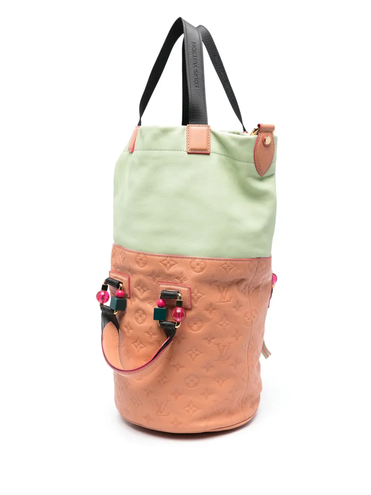 Louis Vuitton ビンテージ 2010 アンダーグラウンド ダッフルバッグ グリーン - 画像3
