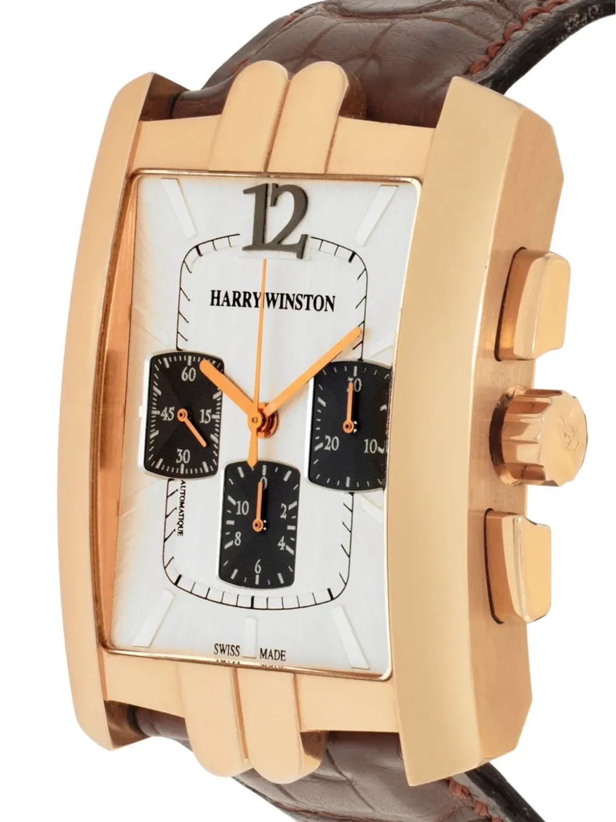 Harry Winston ビンテージ アベニュー クロノグラフ ホワイト - 画像2